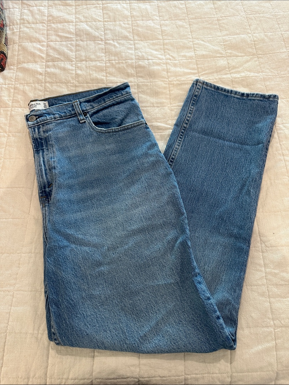 Abercrombie & Fitch 90’s straight ultra high rise - curve love
